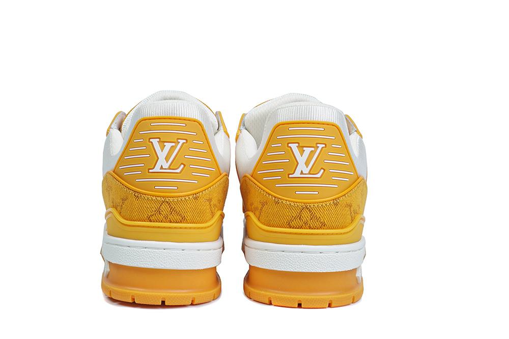 PK god Louis Vuitton LV Trainer orange retail materials ready to ship